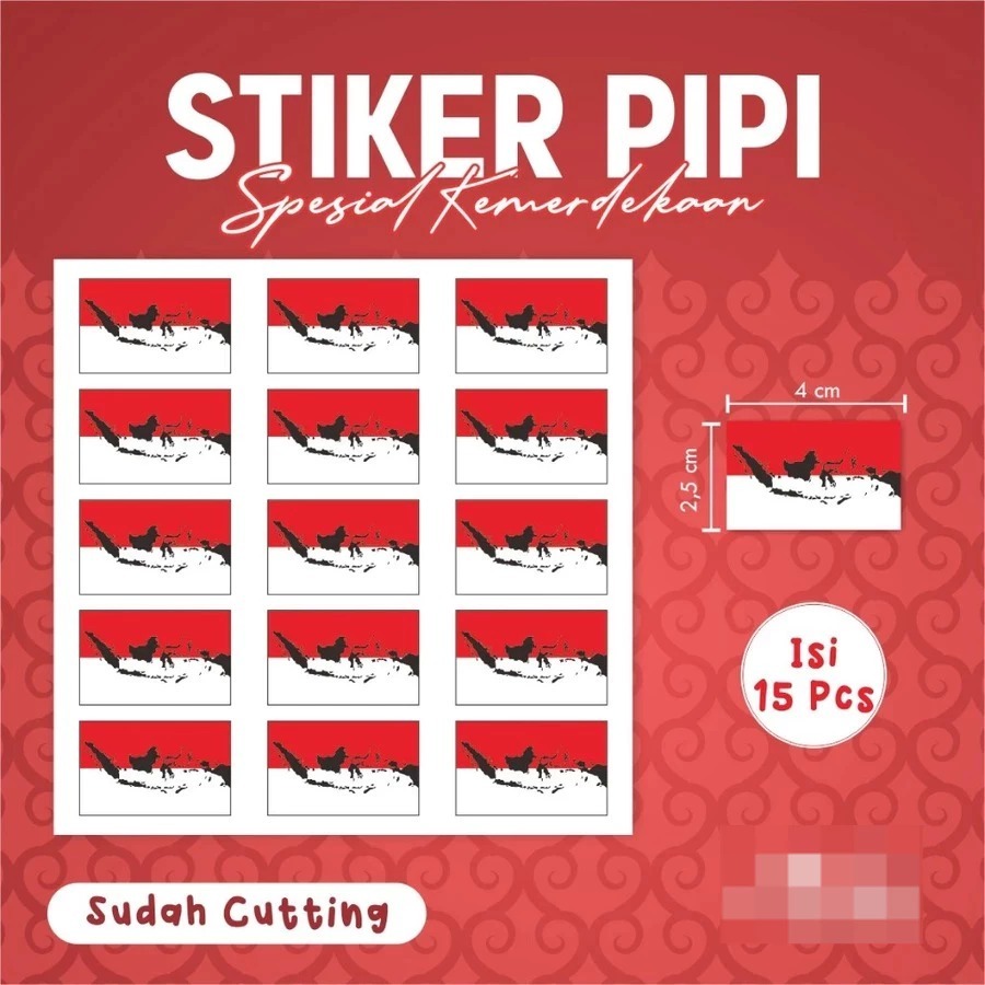 

STIKER PIPI MERAH PUTIH READY MURAH - TEMPELAN PIPI MERAH PUTIH AGUSTUSAN [MERAH PUTIH PETA INDO]