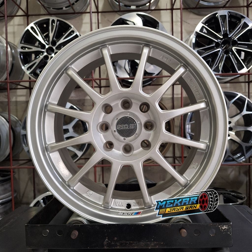 Harga 4pcs Velg, SSR Type-F R15 Lebar 6.5inci ET40 PCD 4x100 dan 4x114