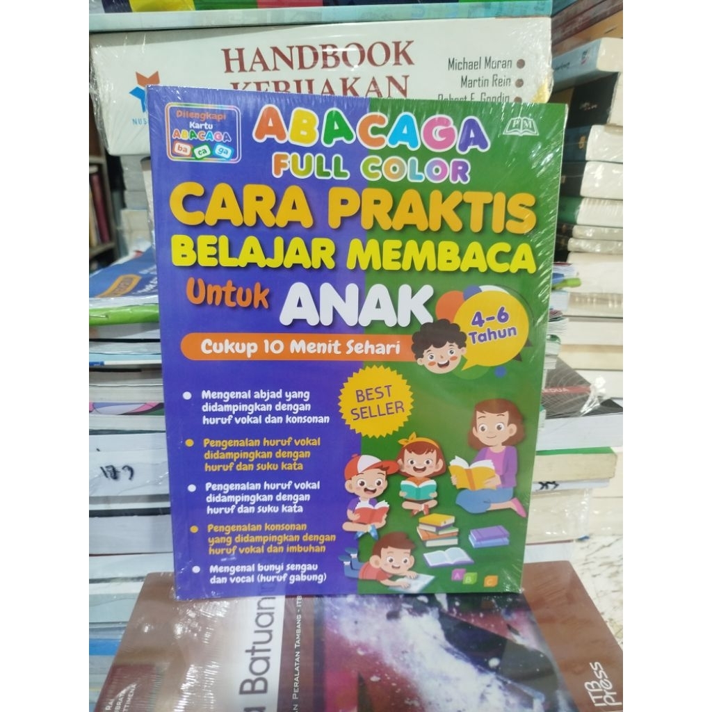 Buku ABACAGA Cara Praktis Belajar Membaca