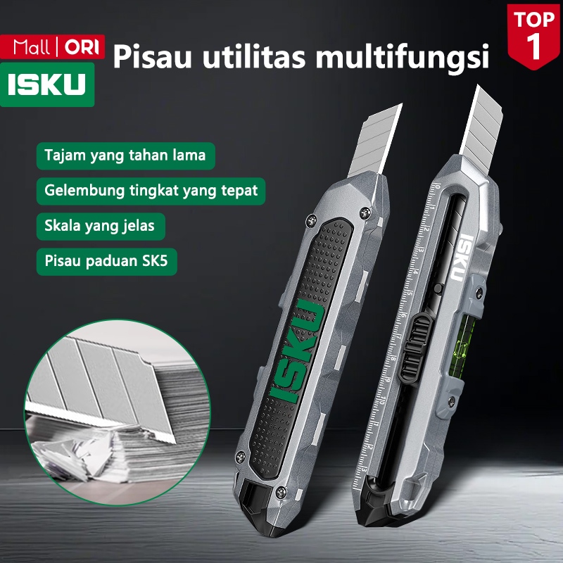 

ISKU Pisau Serbaguna Paduan Aluminium Pisau Serbaguna Multifungsi Pisau Pemotong Kertas Pisau Serbaguna Mesin Pemotong Rumput Pemotong Kertas Pisau Kunci Otomatis