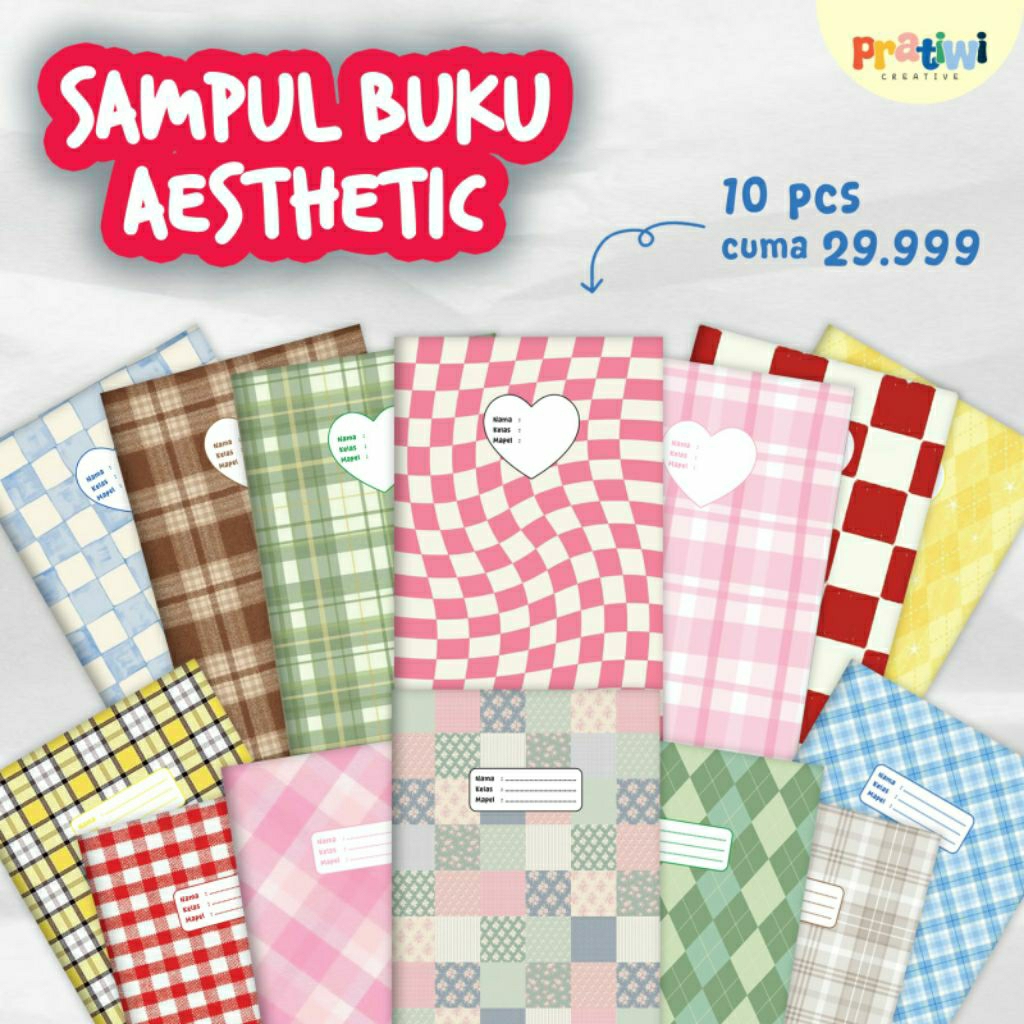 

SAMPUL BUKU AESTHETIC ISI 10 PCS BUKU BIG BOSS