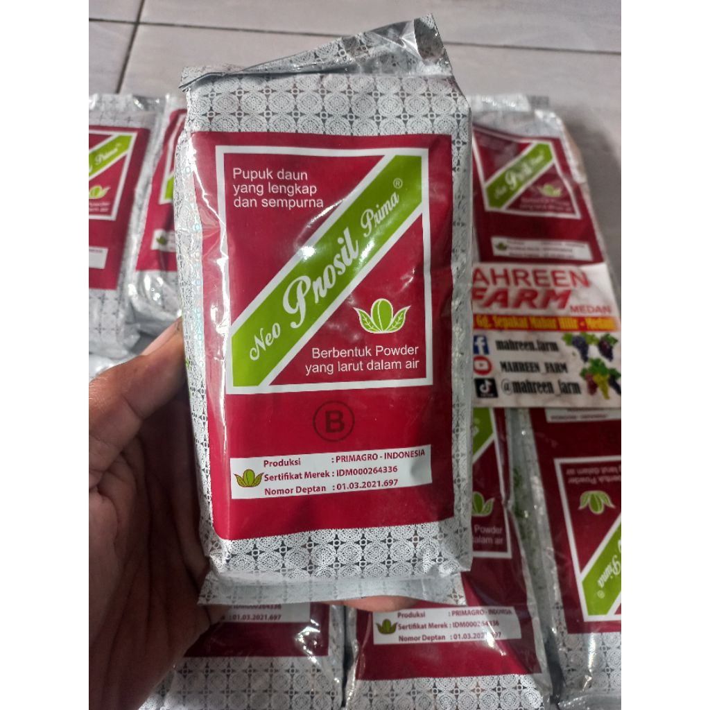 PUPUK NEO PROSIL B PRIMA ORIGINAL PUPUK BUAH KEMASAN PABRIK 500 GRAM