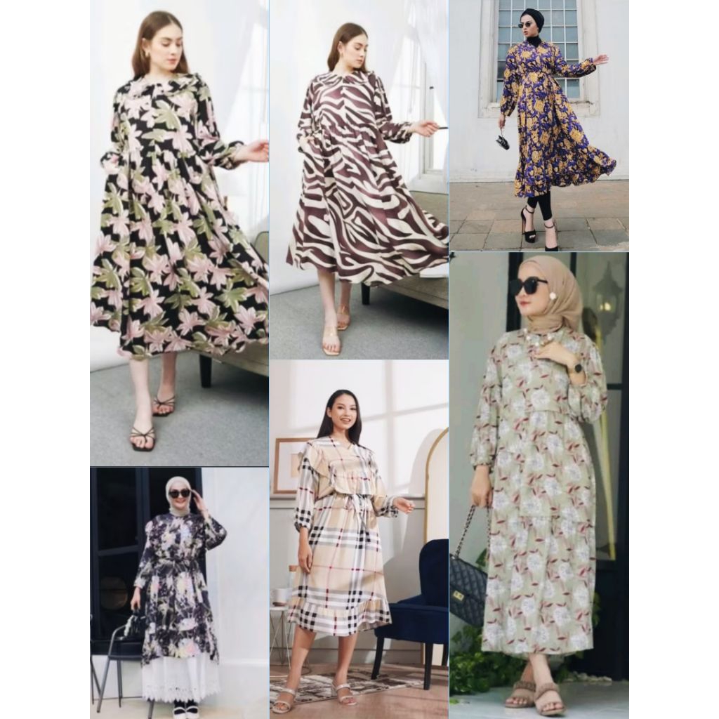 DASTER FASHION | MIDI DRESS | TUNIC‼️ BY:SENYENYAKITU.ID | ARMII.ID