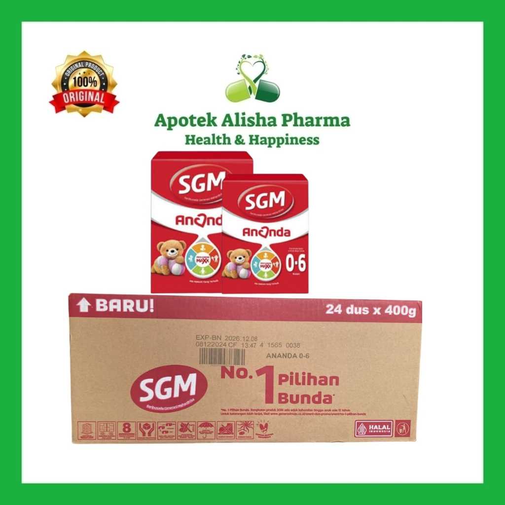 

SGM Ananda 0-6 bulan 400gr 6 Box