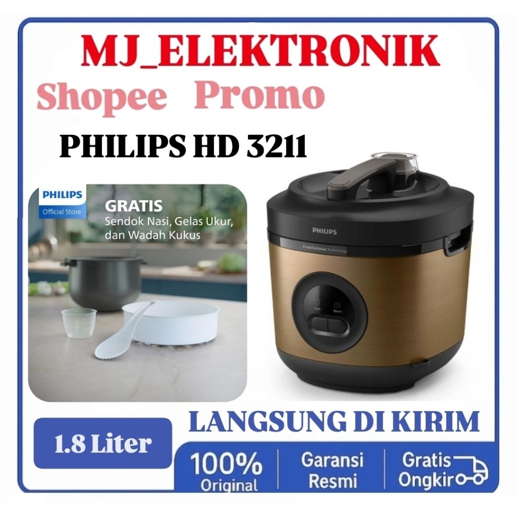Rice Cooker Philips 1.8 Liter