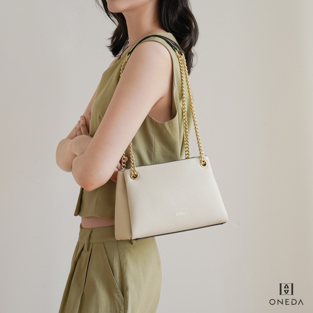 KUALITAS SUPER Oneda Brielle Tas Rantai Bahu Wanita #S9057 KEKINIAN