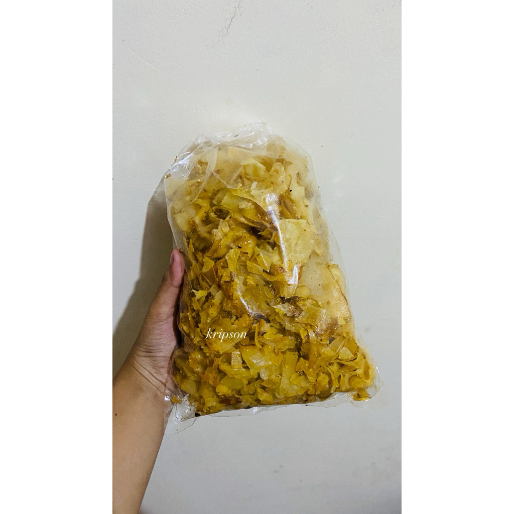 

KRIPSET - KERIPIK SINGKONG PEDAS ASIN GURIH 250gram