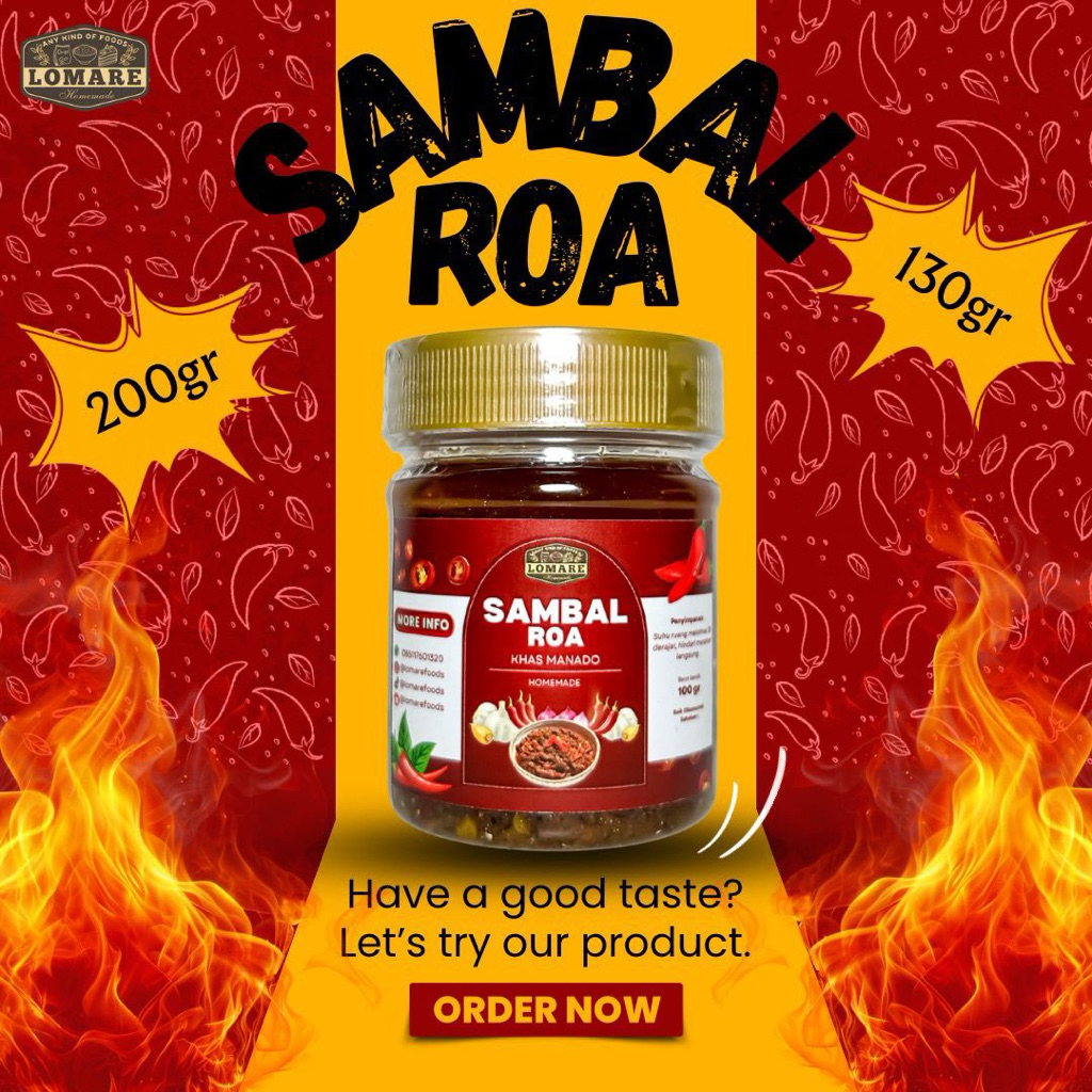 

LoMare - Sambal Ikan Roa Asap Khas Manado Pedas
