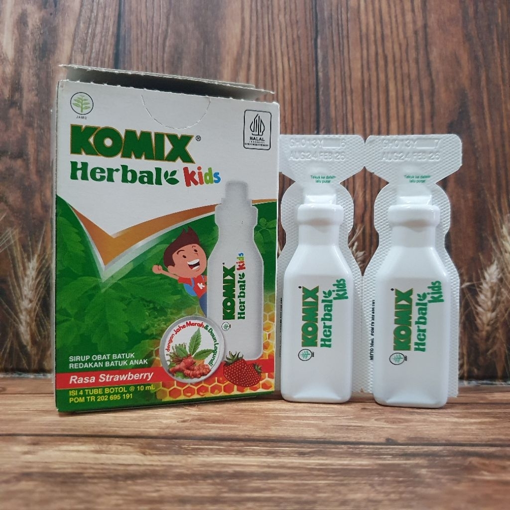 Komix herbal kids box isi 4 tube