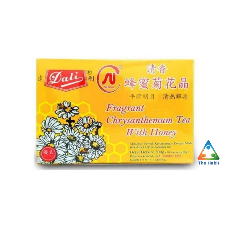 

(The Habit) DALI Fragrant Chrysanthemum Tea With Honey Teh Kembang Krisan -200gr ( 10 sachet@20gr )