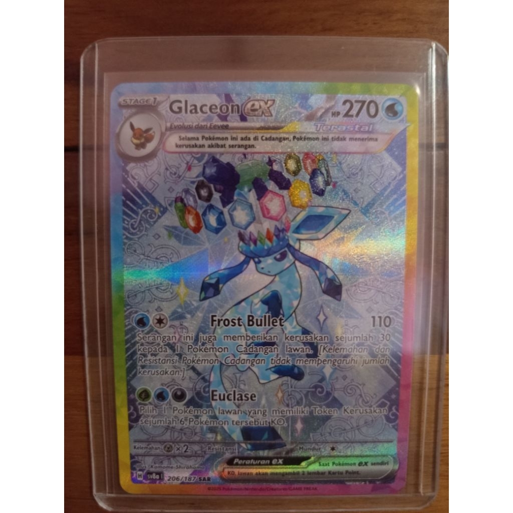 Moltres EX SAR Kehadiran Juara, Flareon EX SAR Terastal Festival, Glaceon EX SAR Terastal Festival