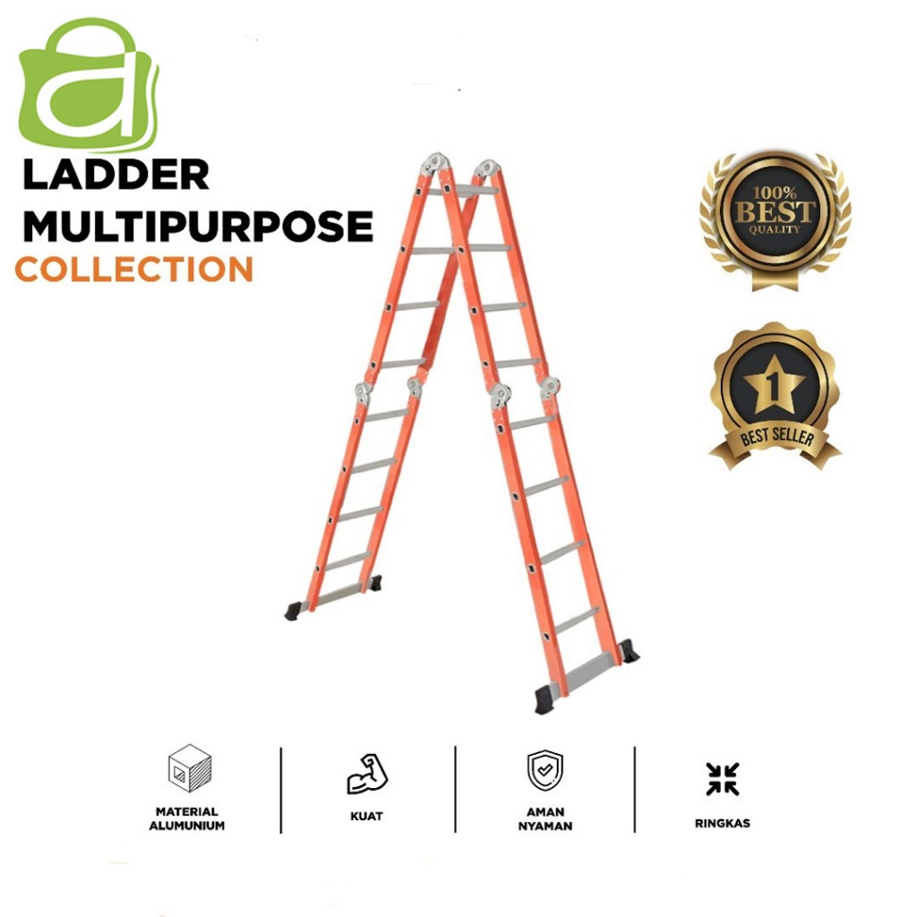 BLACKFOOT Tangga Lipat Multi Fungsi Aluminium