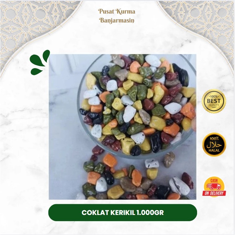 

Coklat Batu Kerikil 1.000gr - Chocolate Stone Turky - Oleh-oleh Haji dan Umroh