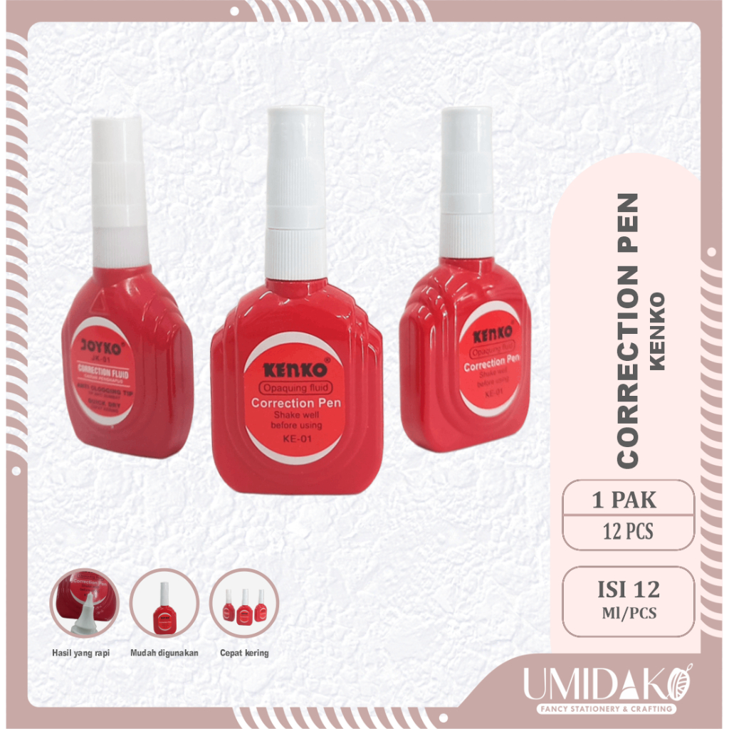 

[UMIDAKO] TIPE X CAIR/CORRECTION PEN KENKO KE-01