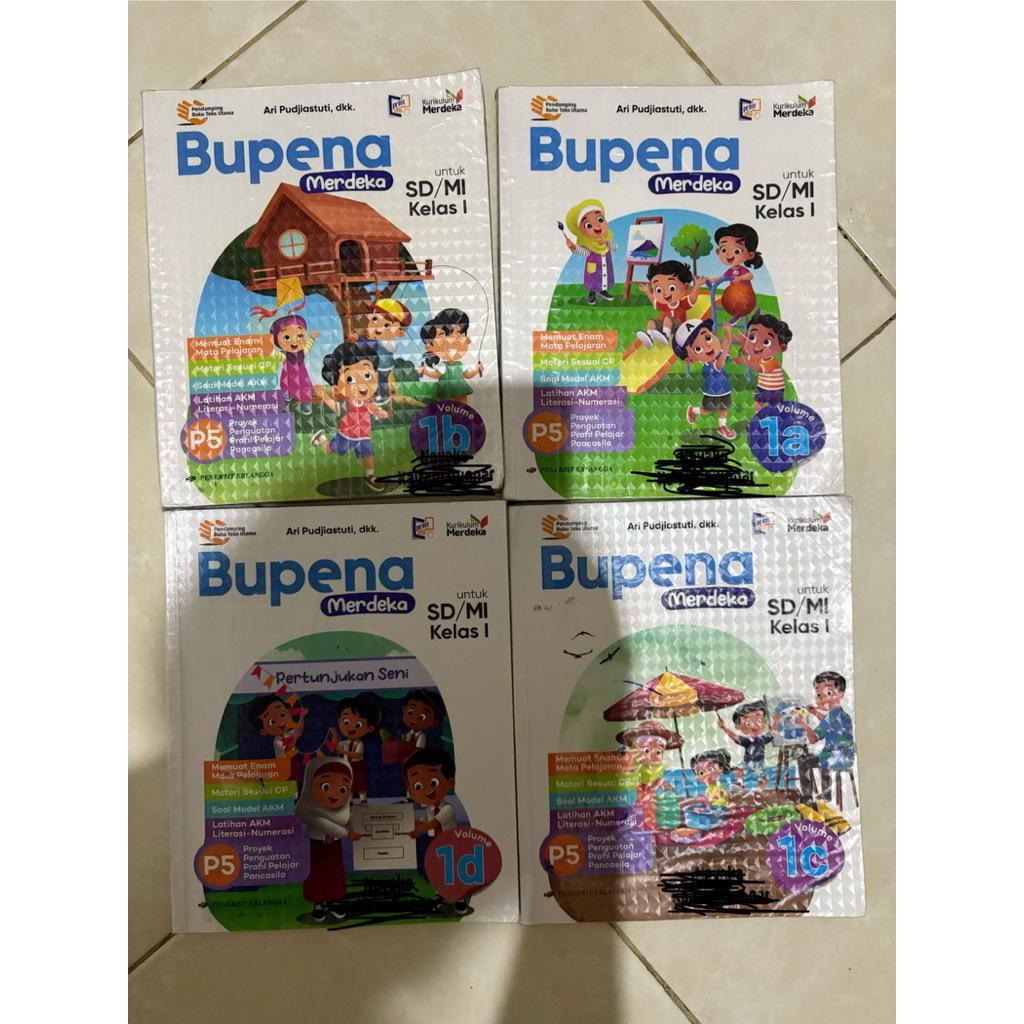BUPENA volume 1 buku bekas penerbit erlangga