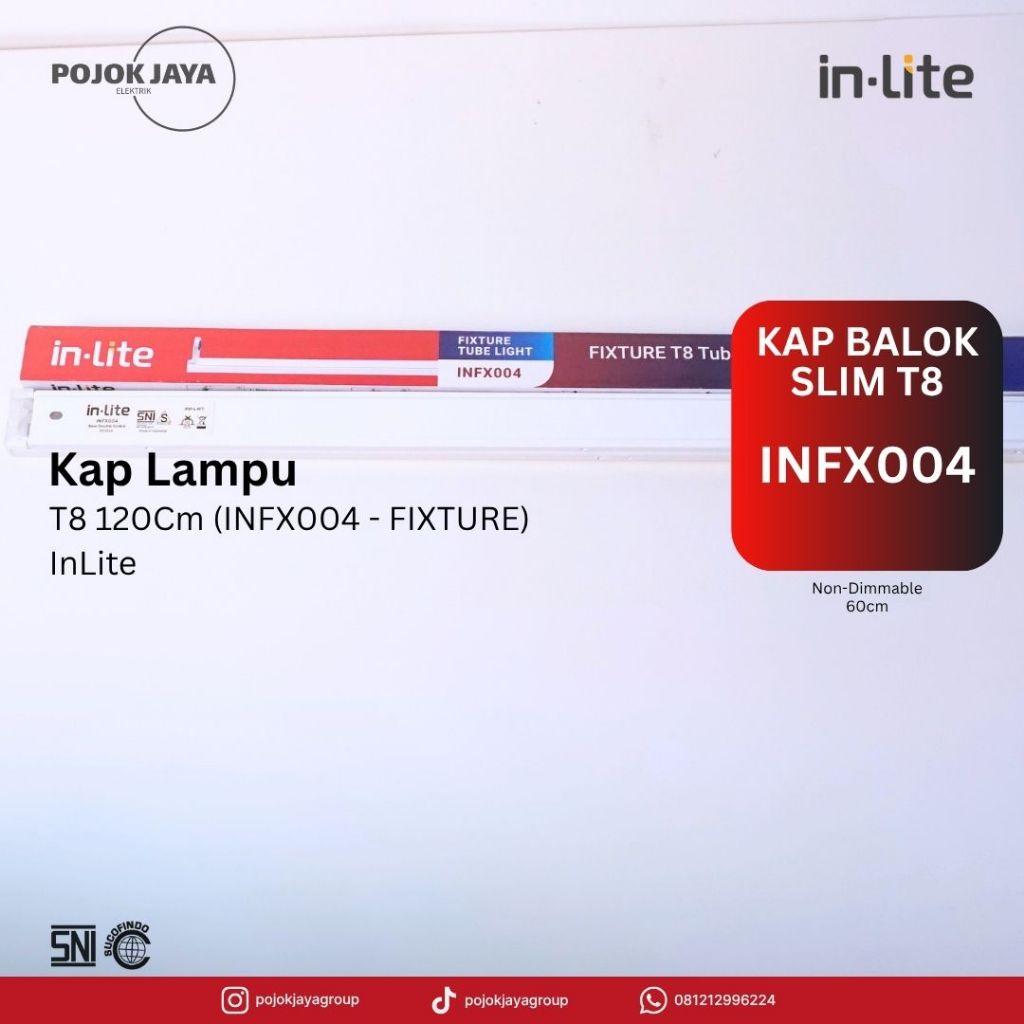 IN LITE / INLITE KAP TL / KAP T8 LED 120CM - INFX004