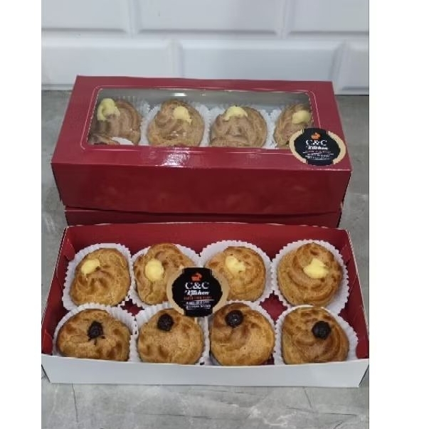 

Kue Soes Mini Vanila Rhum / Coklat