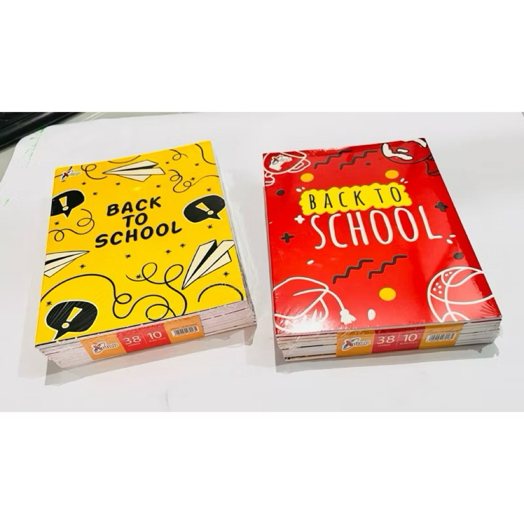 

BUKU TULIS KWARTO 38 LEMBAR BACK TO SCHOOL XPULP (10 BUKU)