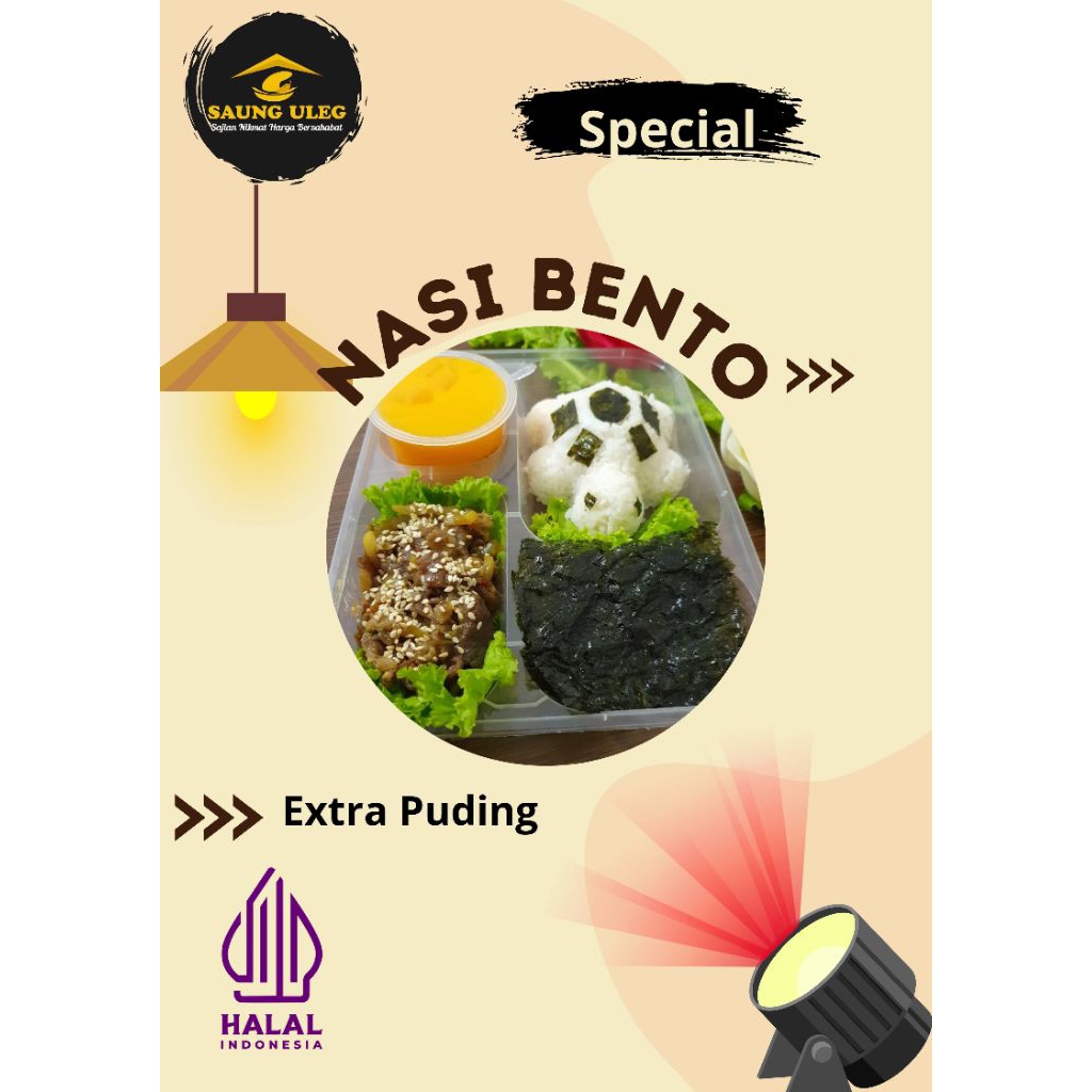 

Nasi box/Bento box/Paket kakap asam manis