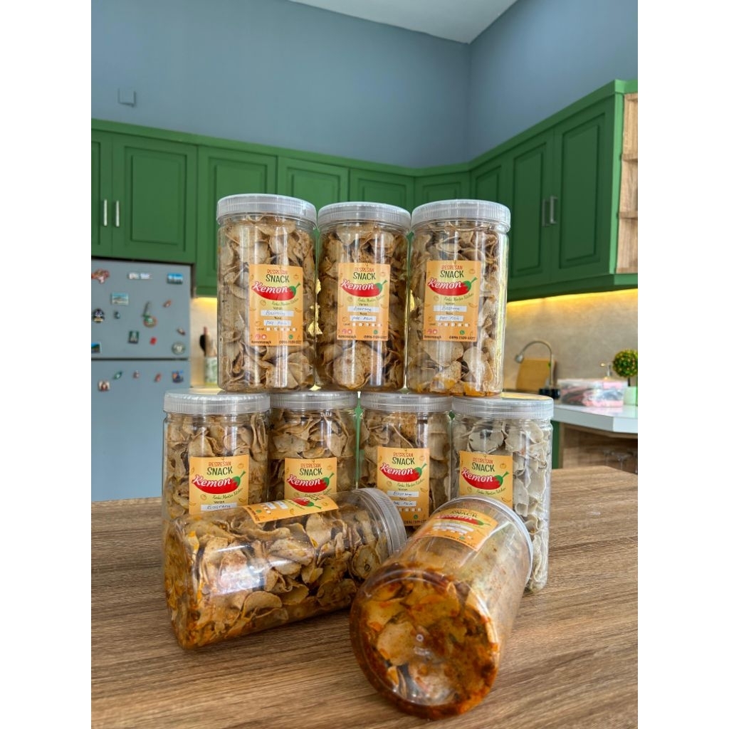 

Basreng pedas daun jeruk