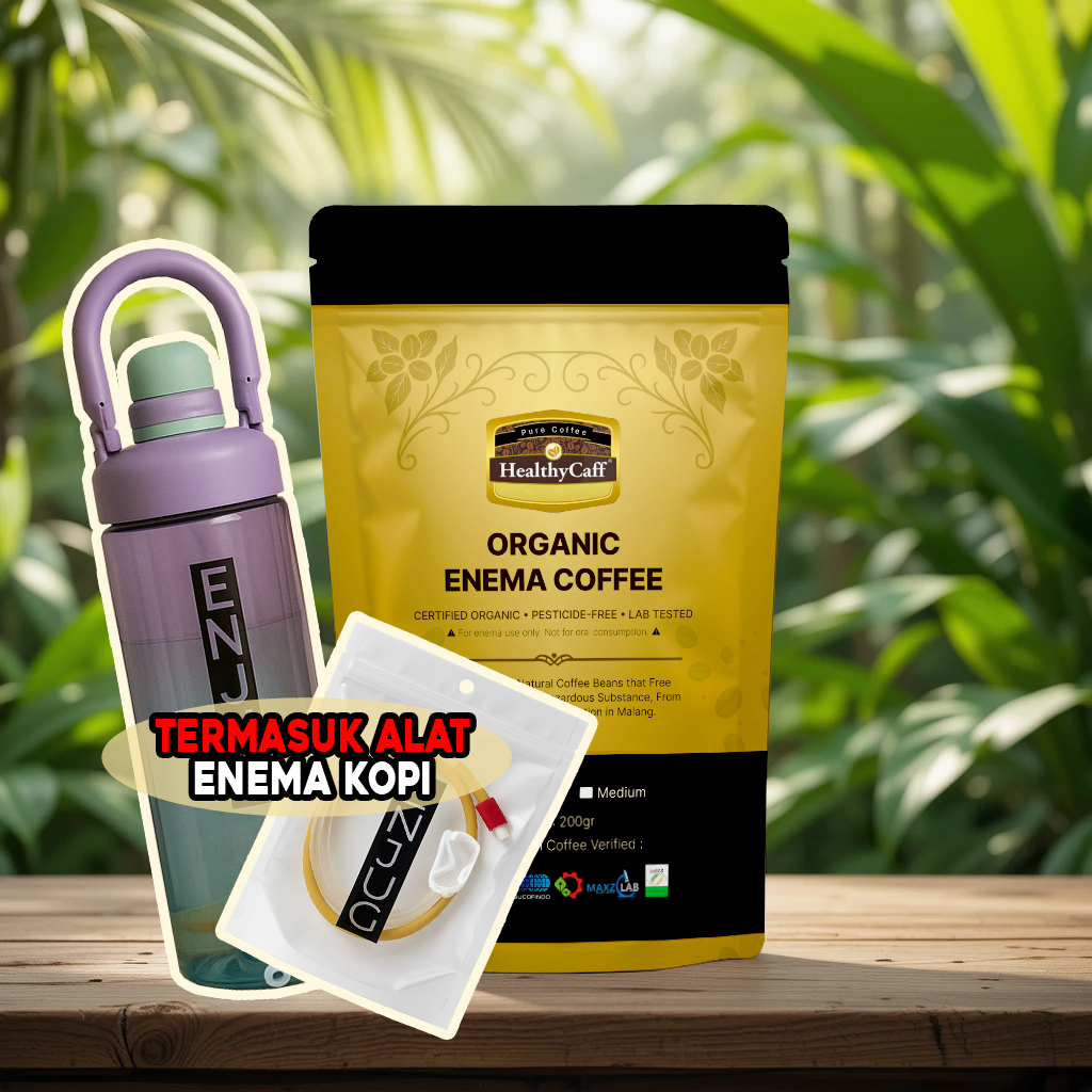 

Alat Enema Kopi Selang Enema Kopi Enema Premium LR 200gr ( Light Roast Healthycaff ) Enema Kopi