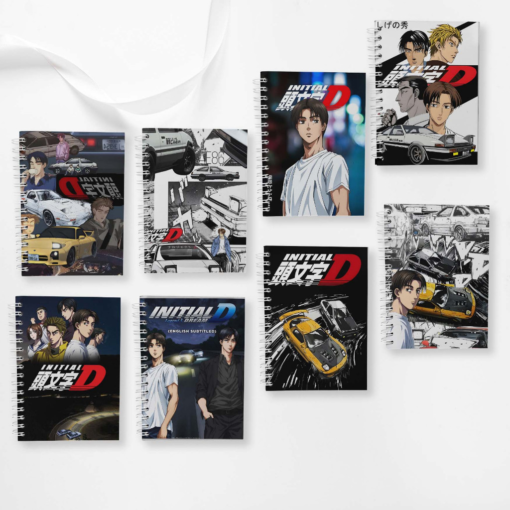 

Note Book Spiral Large (10 cm X 14 cm) Edisi Initial D / Notebook A6 Custom / Seminar Kit Surabaya