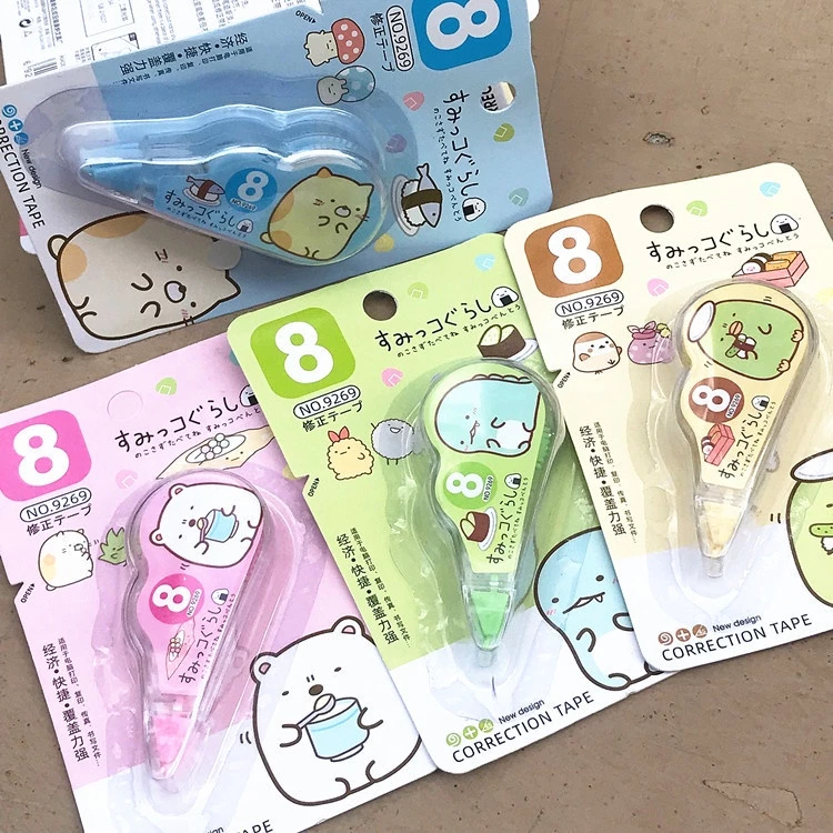 

YS28 Correction Tape Students Stationary School Supplies 8M Multiple Color Tipe-x Karakter Lucu Penghapus PenaTip-ex Kertas