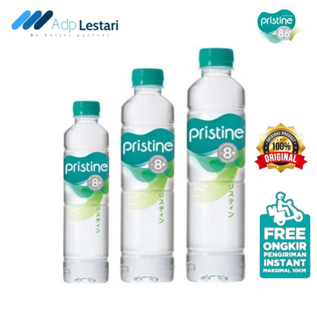

Pristine Water Ph 8.6+ 400ml 1 Dus isi 12 Botol