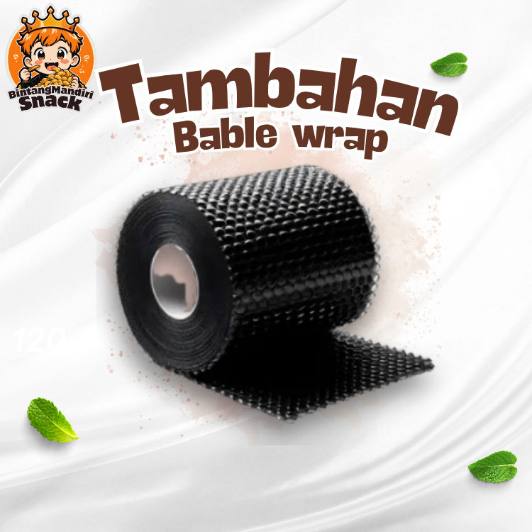

Extra Bubble Wrap Untuk Keamanan Snack