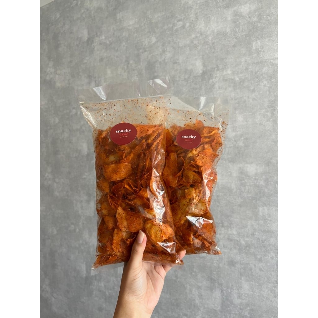 

Keripik Singkong Pedas Gurih
