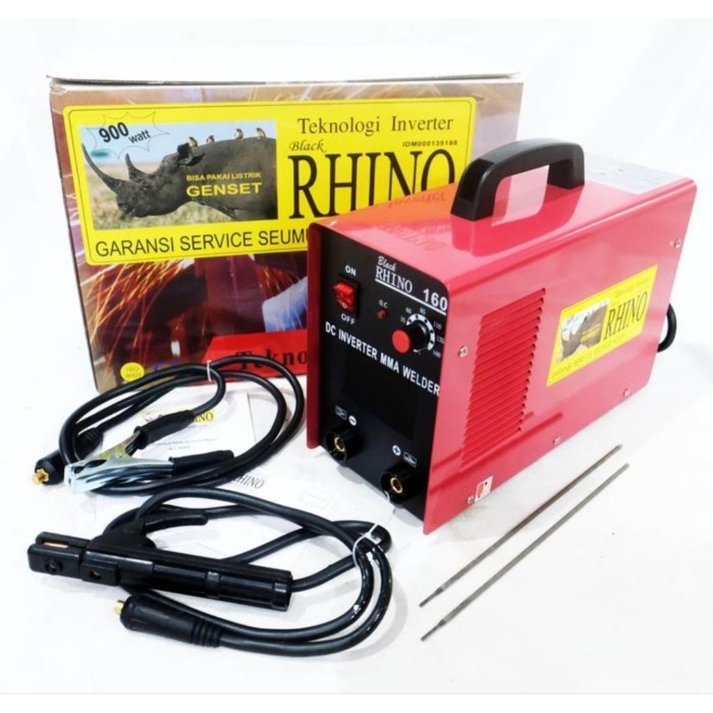 Mesin Las RHINO MMA 160A 900 Watt / Mesin Las Inverter