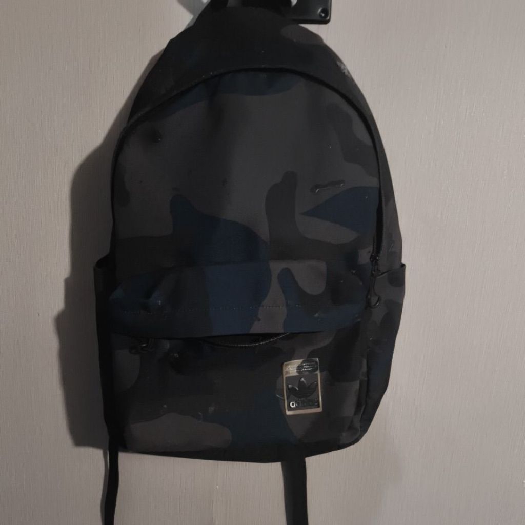 tas adidas backpack camo original preloved second
