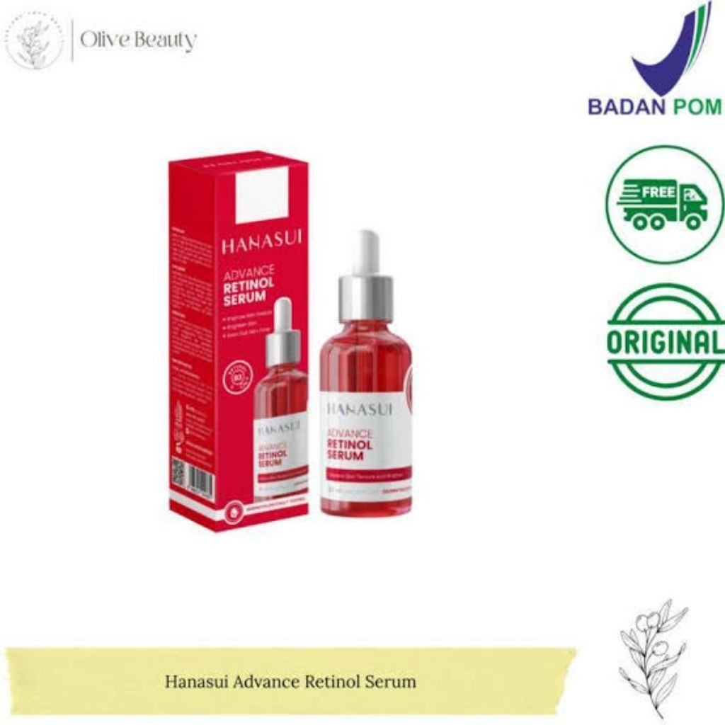 Hanasui Advance Retinol Serum - 3X Retinol Complex, Lebih Lembut & Efektif