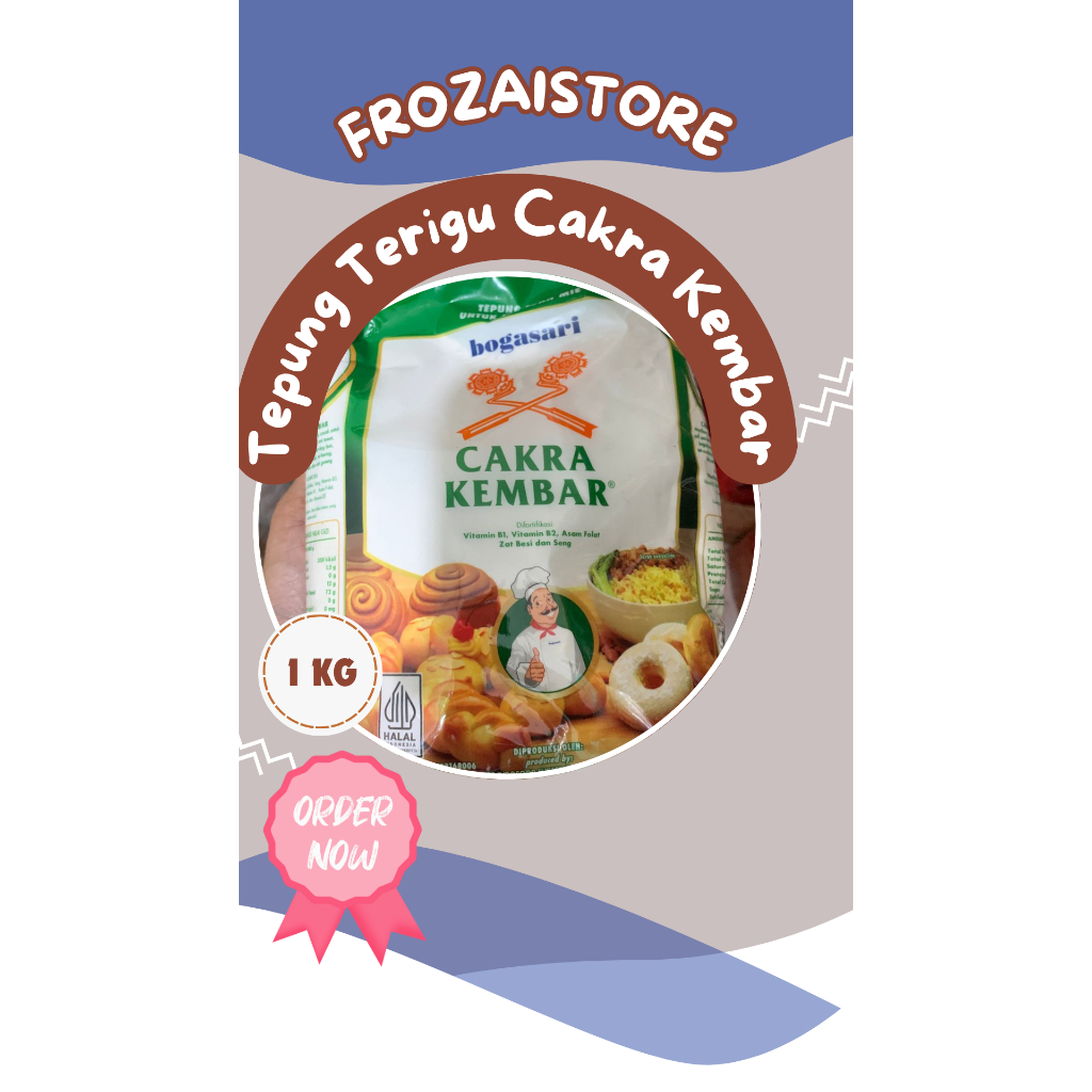 

Tepung Terigu Cakra Kembar (1kg)
