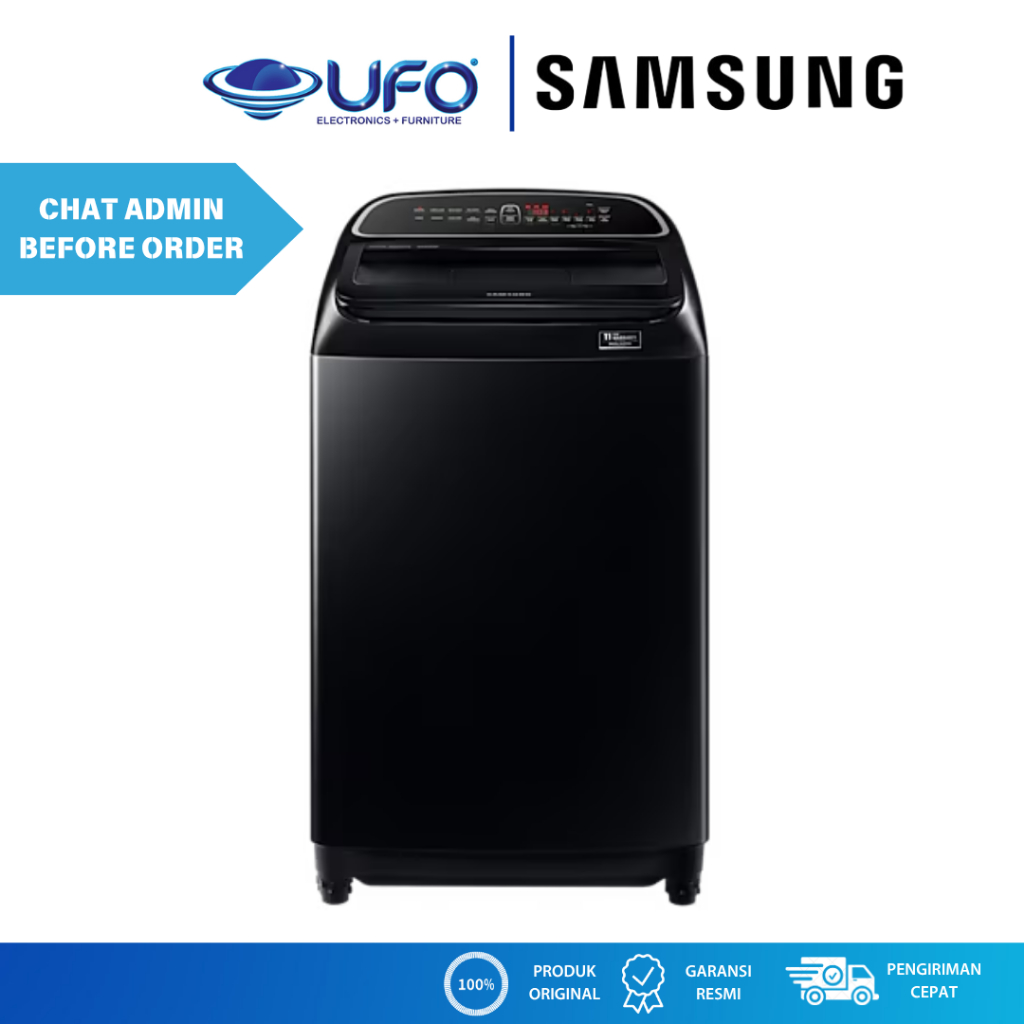 Samsung Mesin Cuci Top Load Wobble Technology 11 Kg WA11T5260BV
