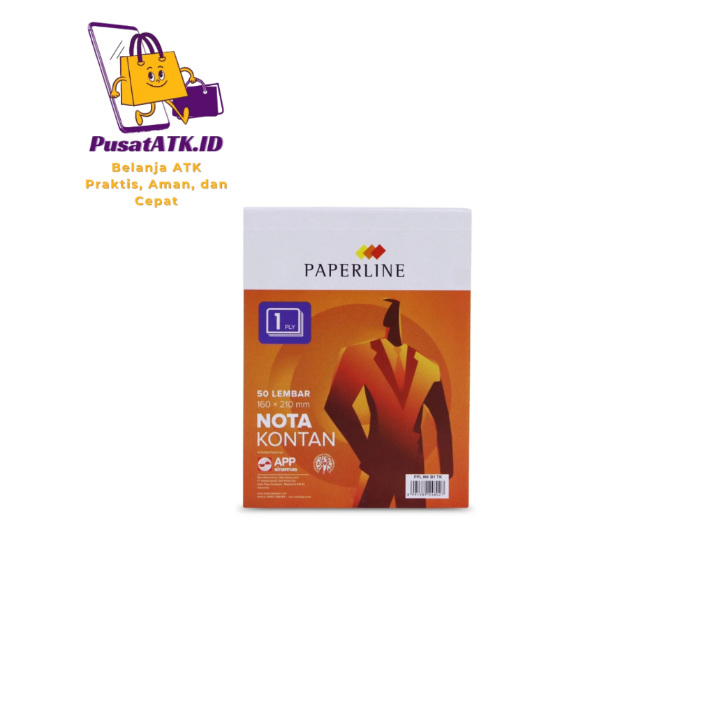 

Nota Kontan Besar 1 Ply Paperline Isi 10 Buku