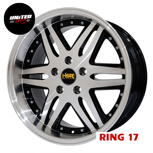 VELG MOBIL CIVIC CAMRRY XL7 HR-V INNOVA TERIOS RUSH DISKON RING 17 OKAYAMA JD7332 HSR R17X7.5/8.5 LO