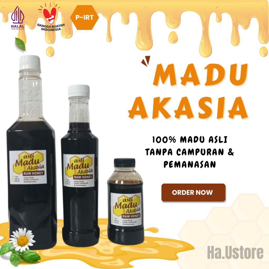 

Pure Raw Honey Madu Akasia 100% Murni Tanpa Campuran & Tanpa Pemanasan | Madu Mentah Untuk Hidup Sehat