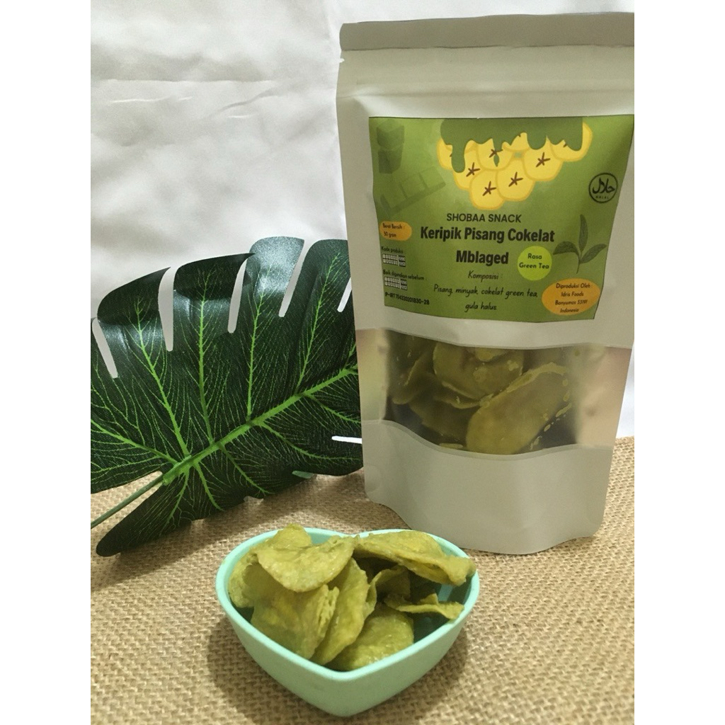 

Keripik Pisang Coklat Rasa Green Tea | Snack Renyah Manis 50–200gr – Homemade Halal