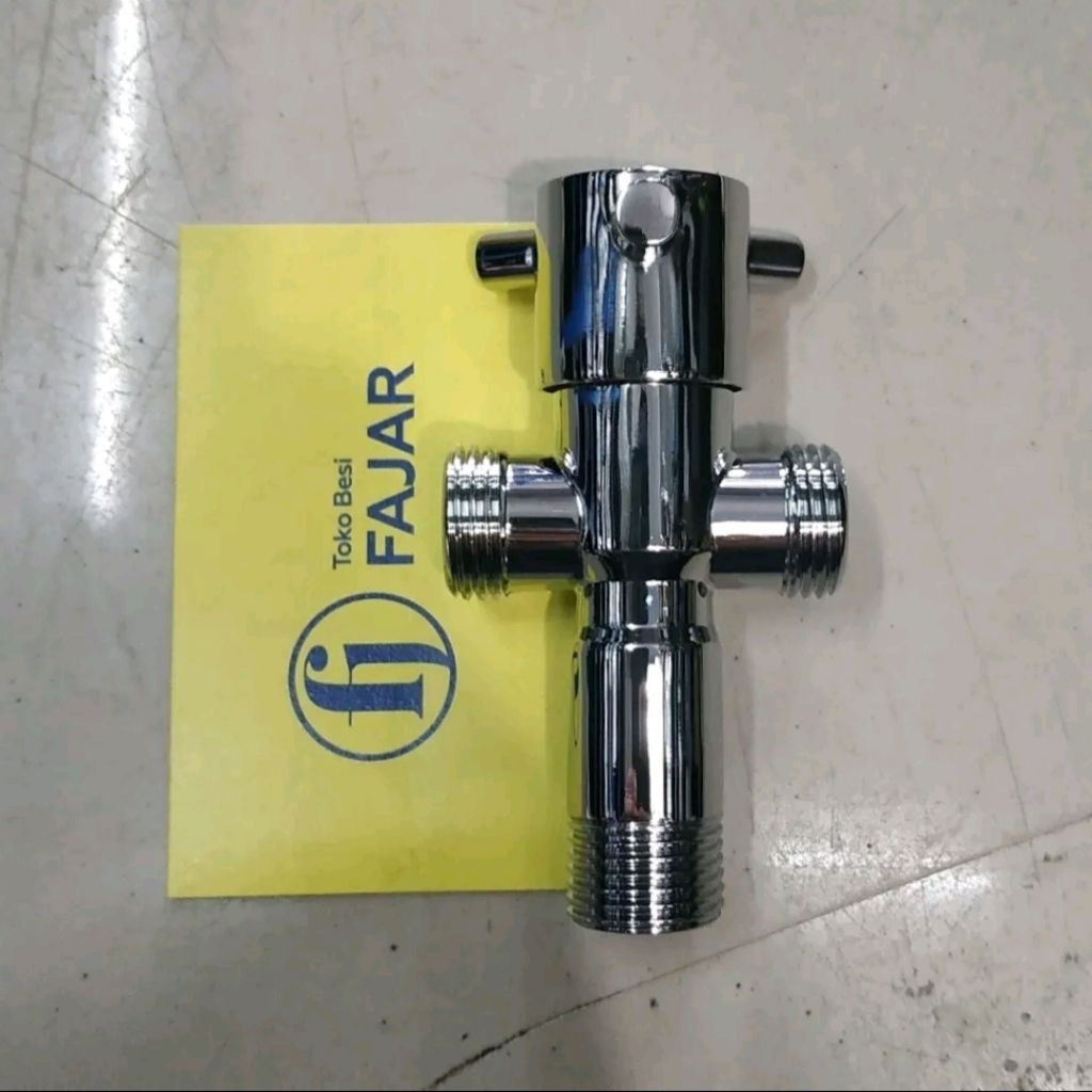 Kran shower T JF 08 stop kran bidet WC kloset cabang dua ONDA