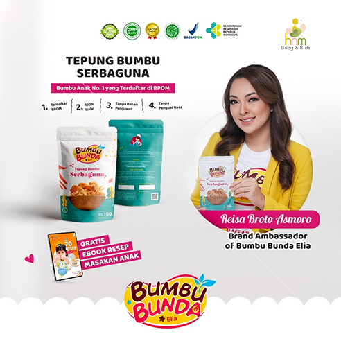 

Bumbu Bunda Elia Tepung Bumbu Serbaguna Tepung Crispy Non Pengawet Non MSG MPASI