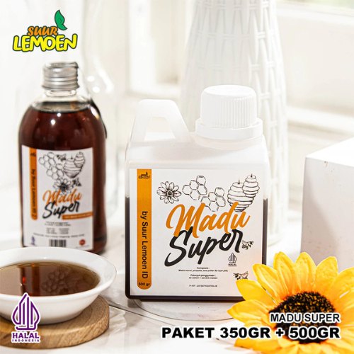 

Madu Super Murni Asli Premium 500gr dan 350gr – Madu Hutan, Halal, PIRT Resmi herbal4