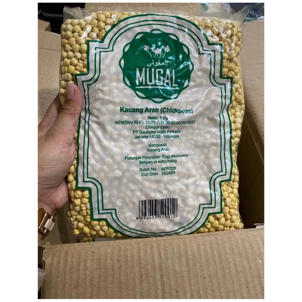

Kacang Arab Rehab Ukuran 1kg // Gurih ED 2026