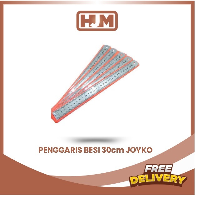 

PENGGARIS BESI 30CM JOYKO / MISTAR / STAINLESS STEEL