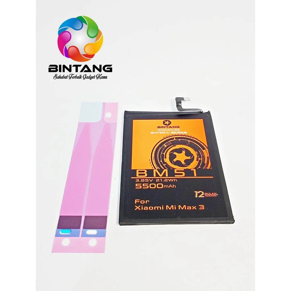 BATERAI BINTANG XIAOMI MI MAX 3/BM51 5500MAH