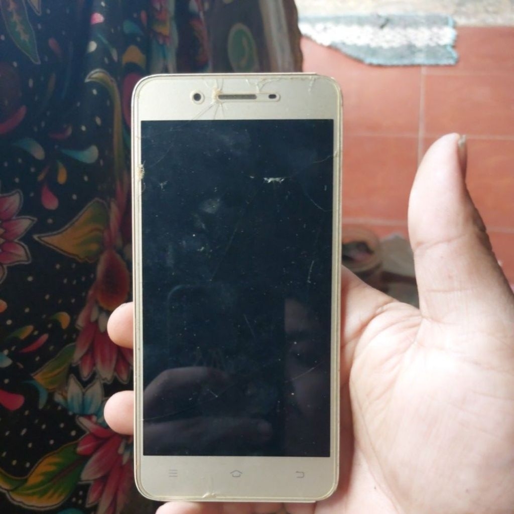 lcd vivo y53 lama ori copotan + frame normal