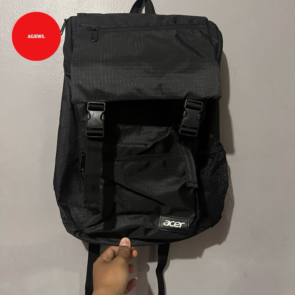 Ransel Laptop Acer Original Hitam 15,6 Inch