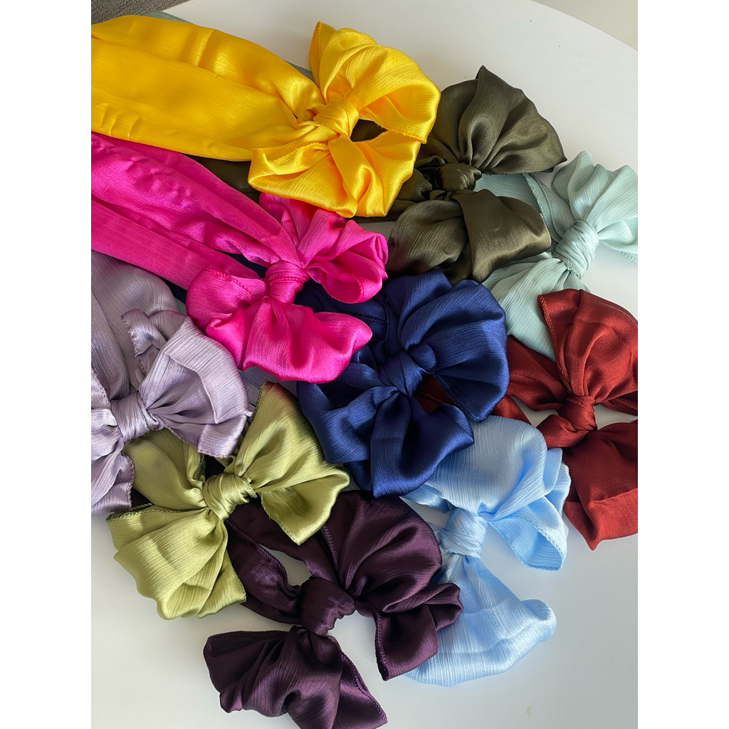Selendang Satin Cradenza Silk Premium 30x270cm Wanita