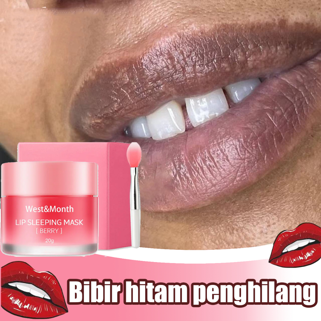 lip balm lip mask krim pelembab bibir hitam lip balm lip mask serum bibir untuk bibir hitam 20g peme