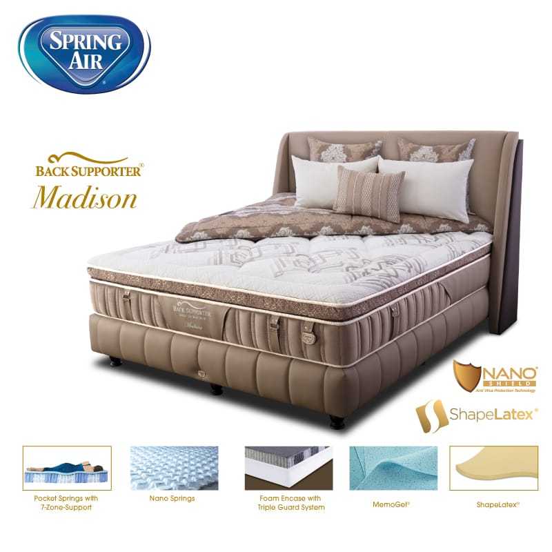 SpringBed Spring Air Back Supporter Madison   | Mattress Set